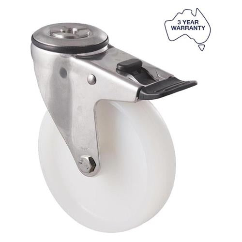 Fallshaw MNN125WS/MSHTB-B - Castor Stainless Steel - 150kg