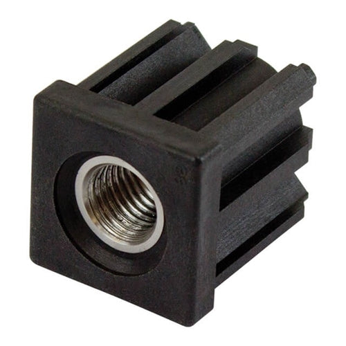 Richmond TIR38SQM16SS - Threaded Tube End, Stainless Steel, Square, 38mm x M16