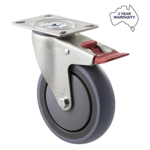 Fallshaw STQ125G/MZPTB - 125mm - Castor - 100kg