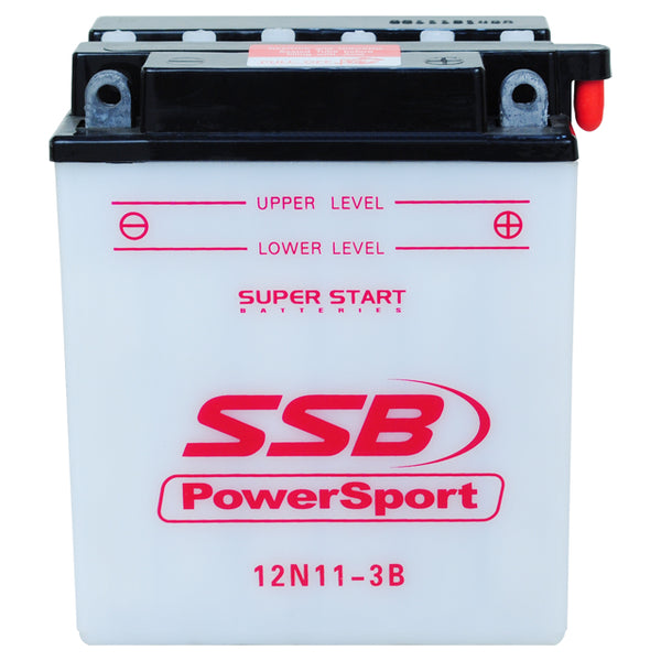 12N11-3B SSB Powersport Flooded Motorcycle Battery