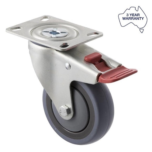 Fallshaw STQ100G/MZPTB - 100mm - Castor - 100kg