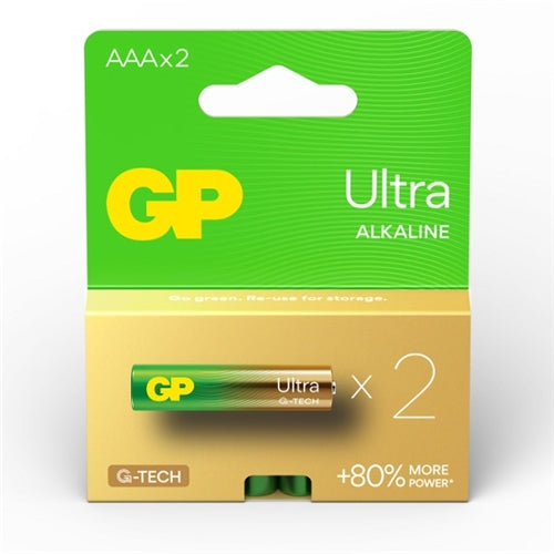 GP Ultra Alkaline AAA – Card of 2