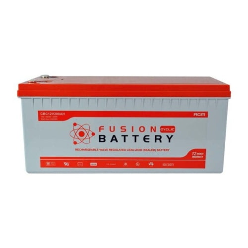 CBC12V215AH Fusion AGM 12V Deep Cycle Battery