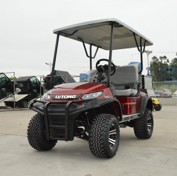 LVTong 2 Seater Lifted Electric Utility Cart