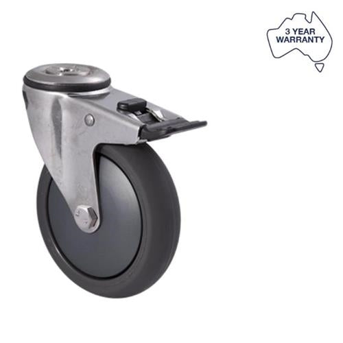 Fallshaw QUC125G/MSHTB-B - Castor Stainless Steel