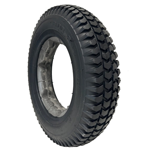 Primo C248 Power Trax 3.00-8 Black Non Marking Castellated Foam Filled Tyre