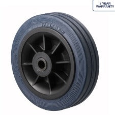 Fallshaw HBA150 - 150mm - Blue Hi-Res Rubber Wheel - Bearing - 230kg