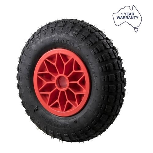 Fallshaw 350X6KNO-PW(NB) - 3.50/6 - Pneumatic Tyre - Plastic Rim - 20mm Bearing - 140 kg