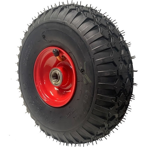 Tente PW-350X4-20 - Pneumatic 350×4 20mm Axle Black Rubber Wheel – 180kg Capacity