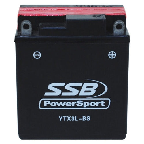 YTX3L-BS SSB Powersport MF Motorcycle Battery