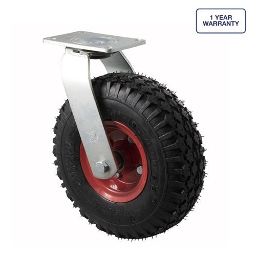 Fallshaw YPSTR350/YZP - 265x70mm - Puncture Proof - Steel Rim - ISO Swivel Plate - 100 kg
