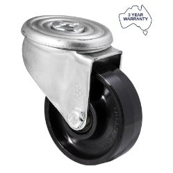 Fallshaw JNR100/JZH - 100mm - Solid Nylon - ISO Swivel Bolt Hole - 300kg