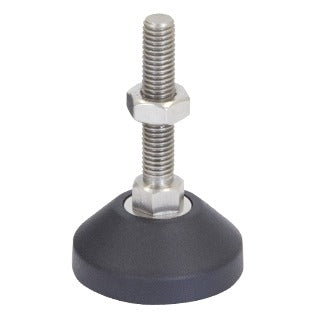 Levelling Foot, Fixed, Stainless Steel, 50mm x M10