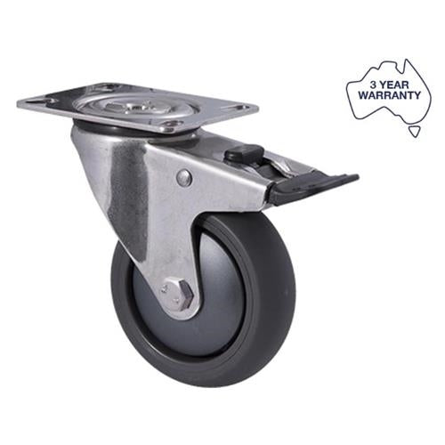 Fallshaw QUC100G/MSPTB-B - Castor Stainless Steel - 100kg