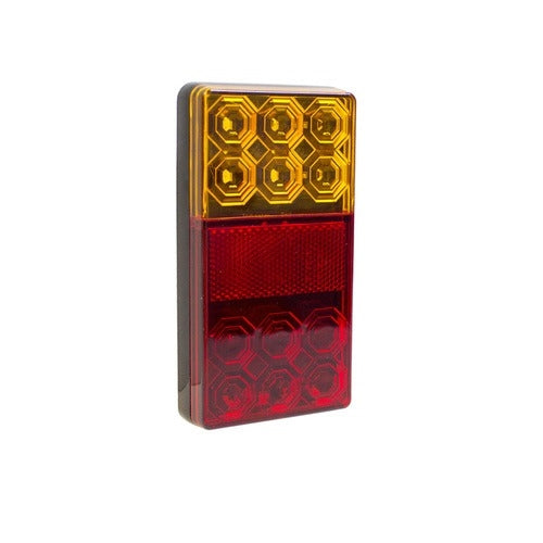 Whitevision 120 Series Right Hand LED Combo Trailer Lamp - Stop / Tail / Indicator / License Plate (10-30V) Blister