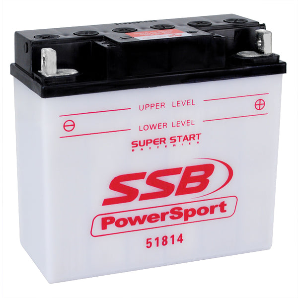 51814 SSB Powersport Flooded Motorcycle Battery