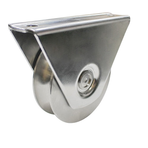 Richmond GTR239 - Wheel, 88mm, Stainless Steel, Bottom Mount Gate Track