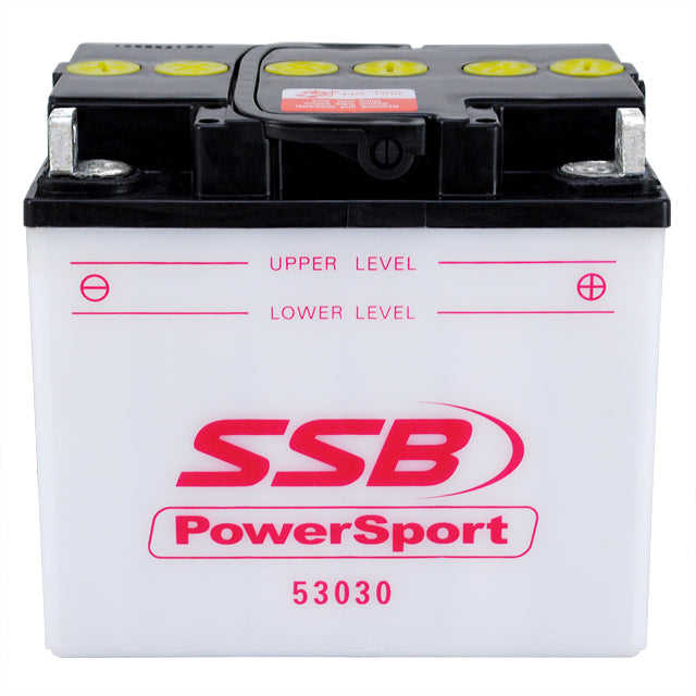 53030 SSB Powersport Flooded Motorcycle Battery