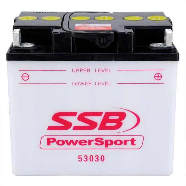 53030 SSB Powersport Flooded Motorcycle Battery