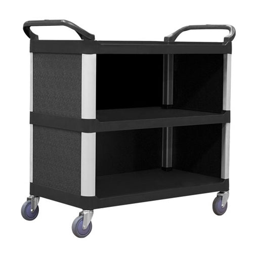 3 Tier 895x505mm Service Trolley with Cabinet (STR325)