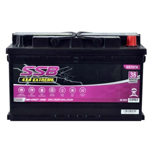 SS75TX SSB 4X4 Extreme 4WD Battery