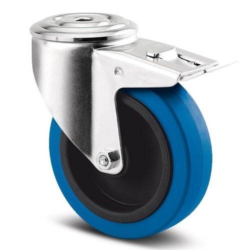 Tente 3477UFR100P30B - Alpha 100mm Blue Elastic Bolt Hole Brake 13mm