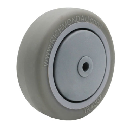 Richmond IR4007-37 - 100mm, Institutional Rubber, 3/8" Axle, 100kg