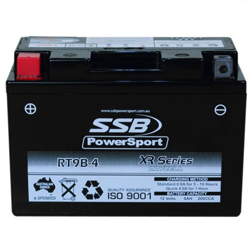 RT9B-4 SSB XR Series Motorcycle Battery
