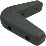 Fallshaw CB8025 - Corner Buffer - Thermoplastic Rubber - 75x75mm for trolleys