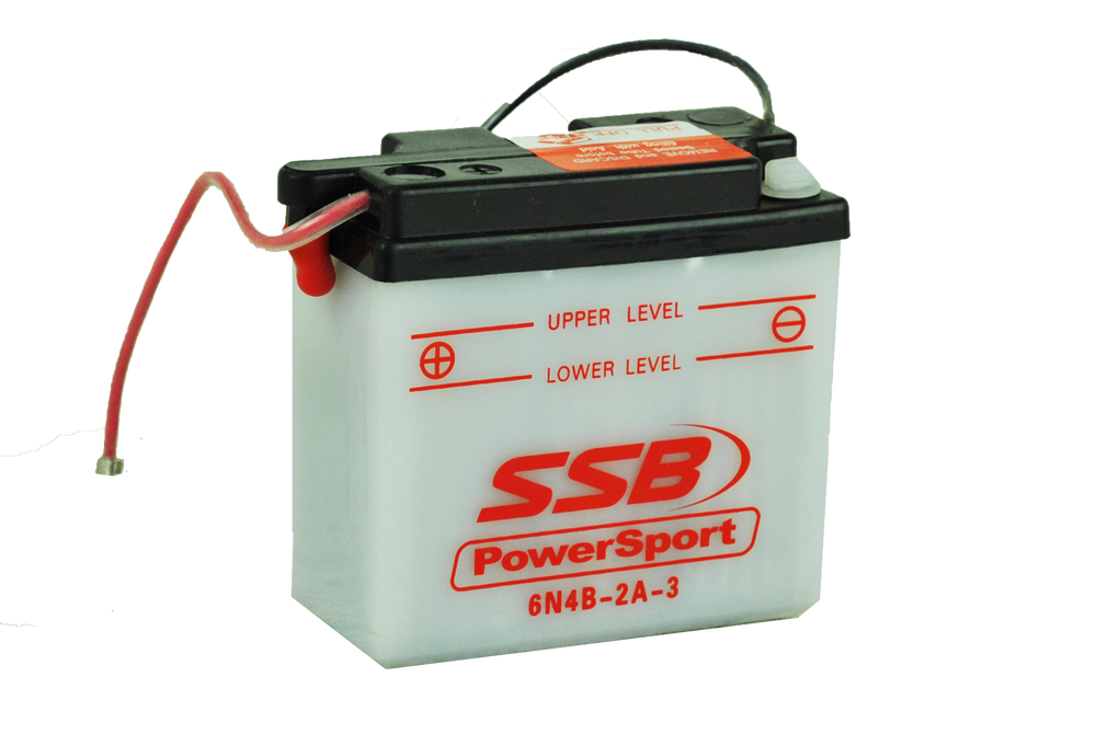 6N4B-2A-3 SSB Powersport Flooded Motorcycle Battery