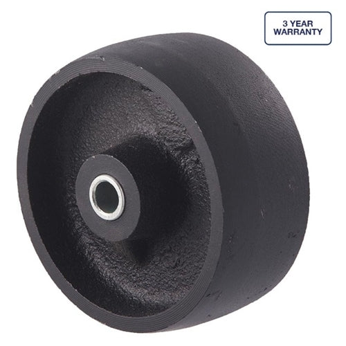 Fallshaw DCI75 - 75x28mm - Cast Iron Wheel - 40mm Hub - 8mm Bore - 100kg