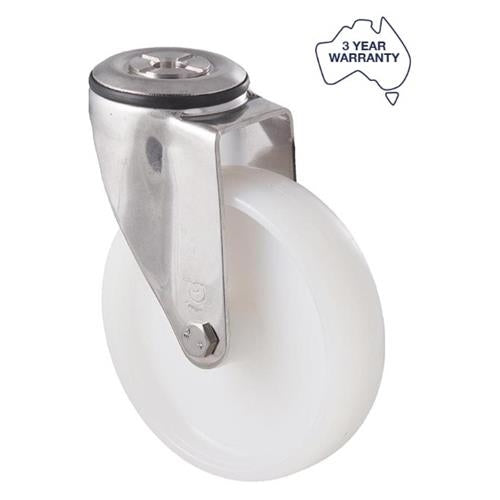 Fallshaw MNN125WS/MSH-B - Castor Stainless Steel - 150kg