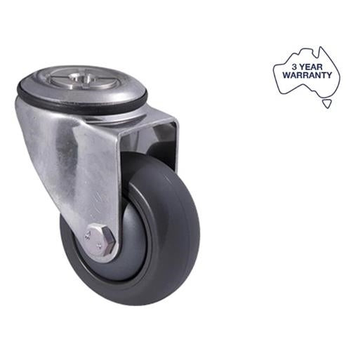 Fallshaw QUC75G/MSH-B - Castor Stainless Steel