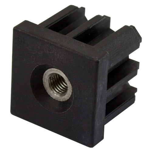Richmond TIR51SQM12SS - Threaded Tube End, Stainless Steel, Square, 51mm x M12