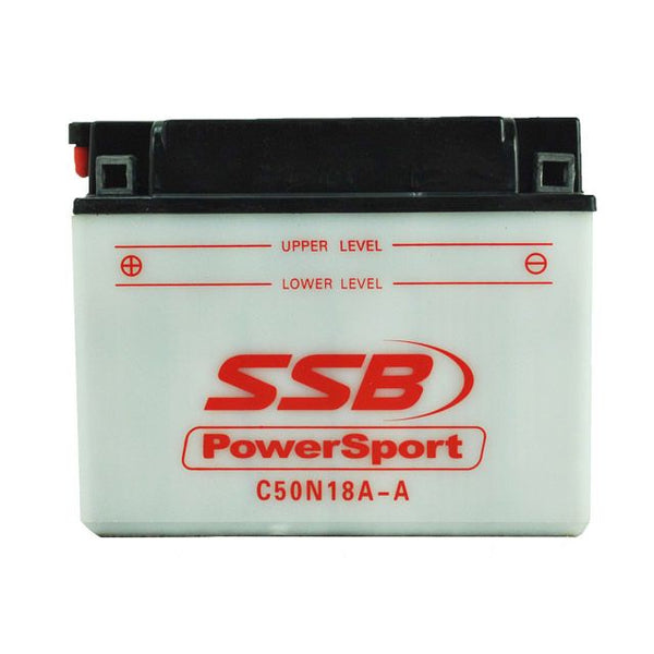 C50N18A-A SSB Powersport Flooded Motorcycle Battery
