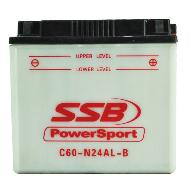 C60N24AL-B SSB Powersport Flooded Motorcycle Battery