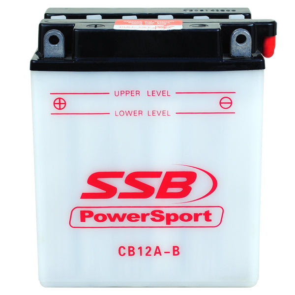 CB12A-B SSB Powersport Flooded Motorcycle Battery