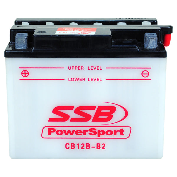 CB12B-B2 SSB Powersport Flooded Motorcycle Battery