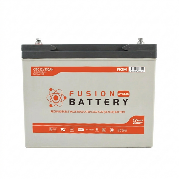 CBC12V150AH Fusion AGM 12V Deep Cycle Battery