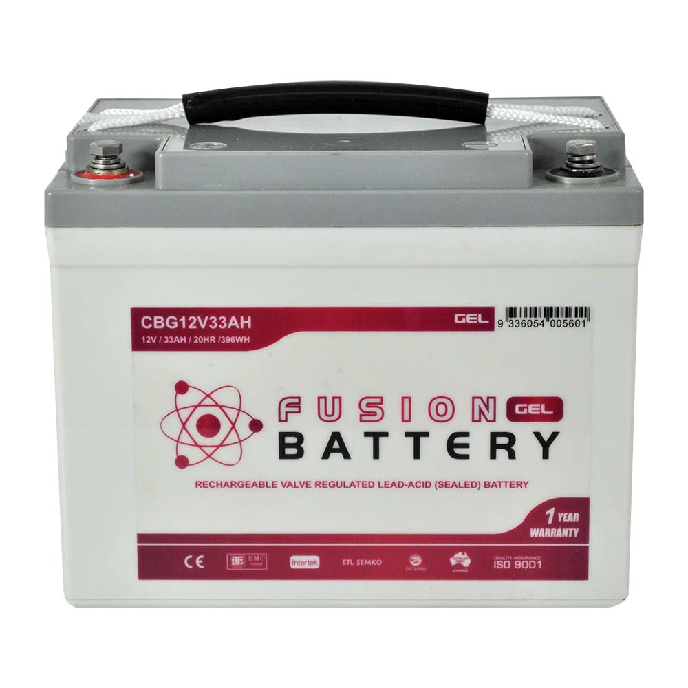CBG12V33AH Fusion Gel 12V Deep Cycle Battery