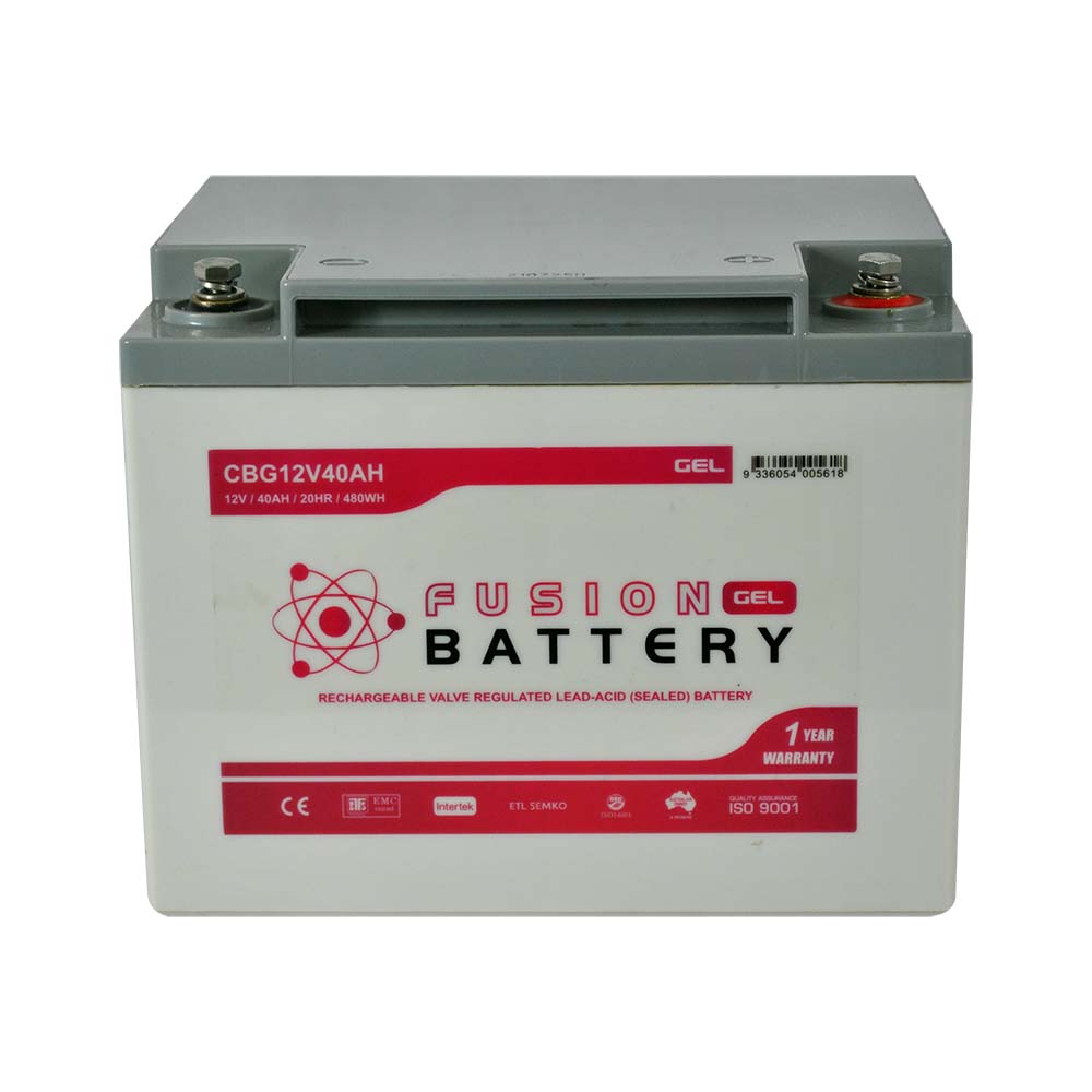 CBG12V40AH Fusion Gel 12V Deep Cycle Battery