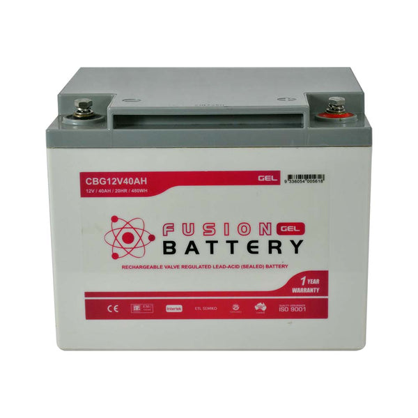 CBG12V40AH Fusion Gel 12V Deep Cycle Battery