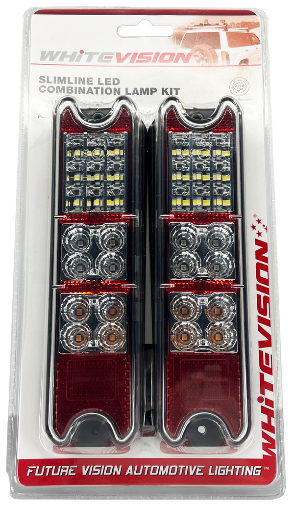Whitevision LED Lamp, Stop/Tail/Indicator/Reverse 9-33V 0.5m Cable