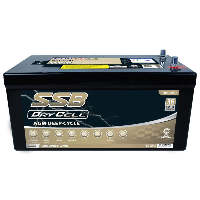 HVT-225D Dual Purpose VRLA (AGM) Battery
