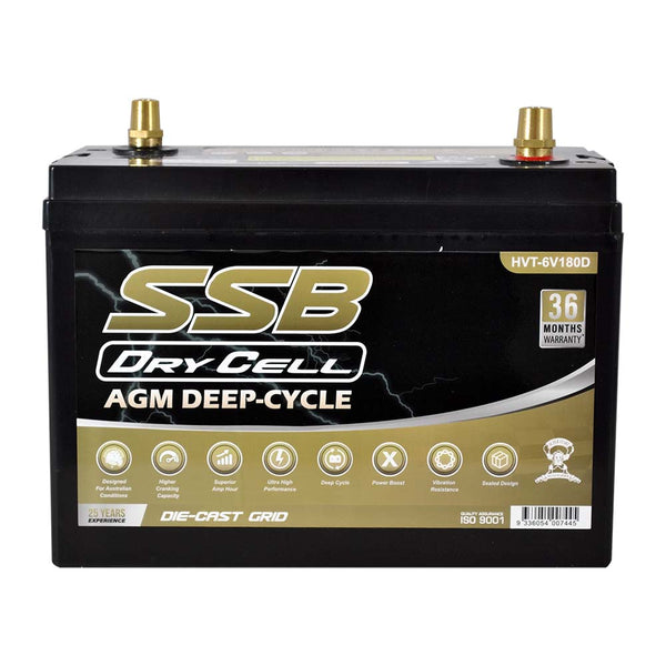 HVT-6V180D Dual Purpose VRLA (AGM) Battery