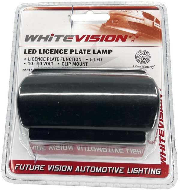 Whitevision LED Licence Plate Lamp, Modern style, Snap Fit Mount