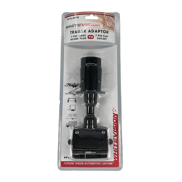 Whitevision 7 Pin Large Round to 7 Pin Flat Adaptor