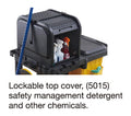 Grandmaid Commercial Hospitality Trolley Cleaning Cart - Black