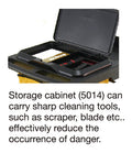 Grandmaid Commercial Hospitality Trolley Cleaning Cart - Black