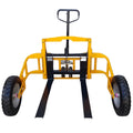 Rough Terrain Pallet Jack 1.25T - Adjustable Forks - Multi-Function System